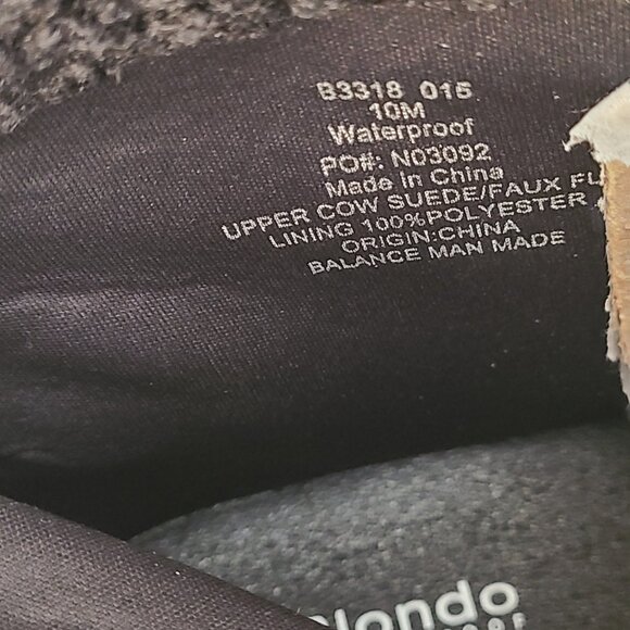 Blondo Sanity Black Waterproof Suede Faux Fur Winter Snow Boots Women Bootie 10 - Picture 14 of 14